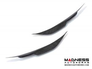 Alfa Romeo 4C Carbon Fiber Front Bumper Lip Trim Kit - Aggressive Design